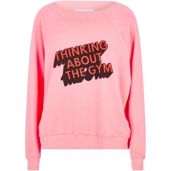 NWT WIldfox Thinking About The Gym sweater S 0015 - Picture 1 of 7